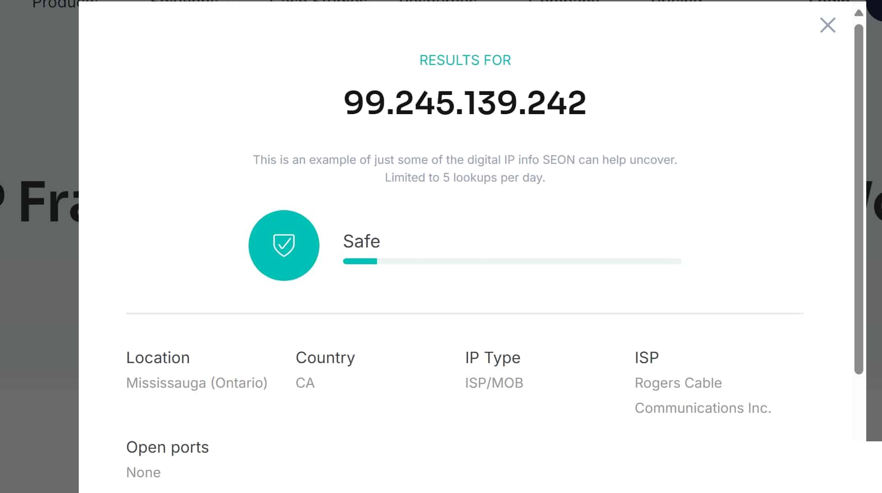 IP fraud scoring tools